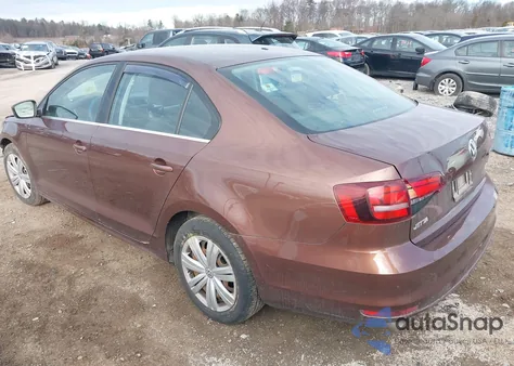 2017 Volkswagen Jetta 1.4T S из США, поврежденный, VIN 3VW2B7AJ7HM290990